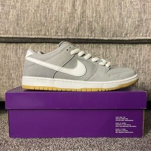 Nike SB Dunk Low Pro ISO “Wolf grey gum”, Men’s size 12